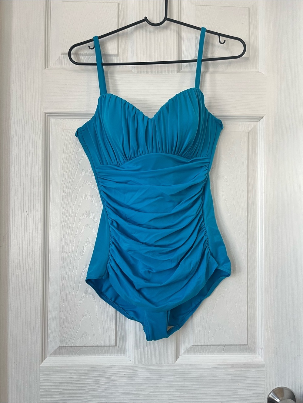 Miraclesuit blue tummy control One-Piece Swimsuit size 12